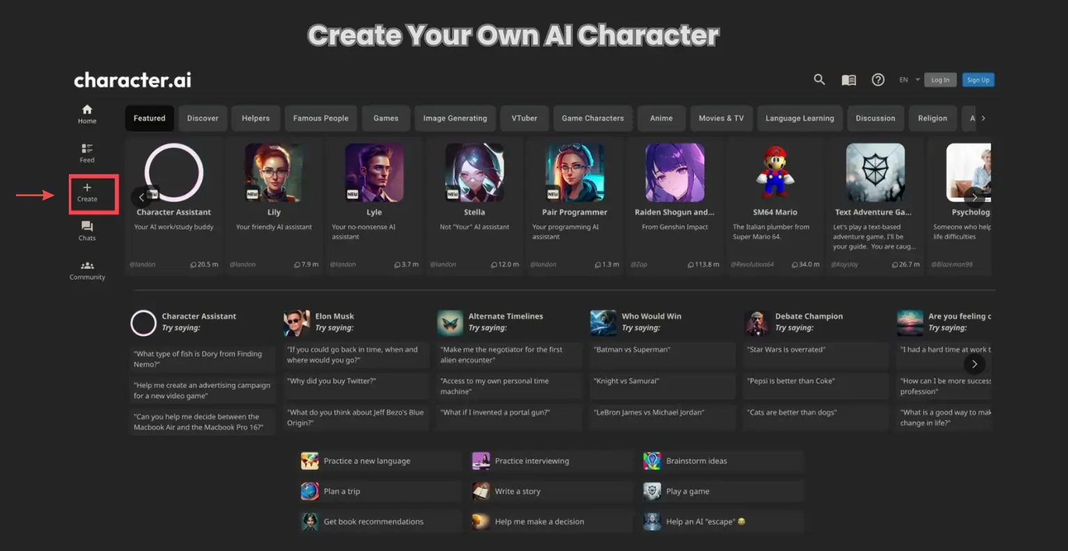 Create Your Own AI Character